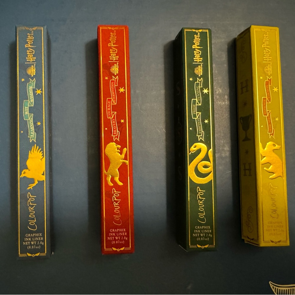Colourpop cosmetics Harry Potter eye liner (SET OF 4)